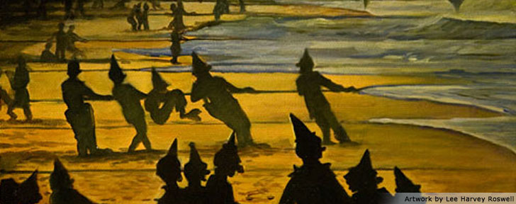 Artwork by Lee Harvey Roswell